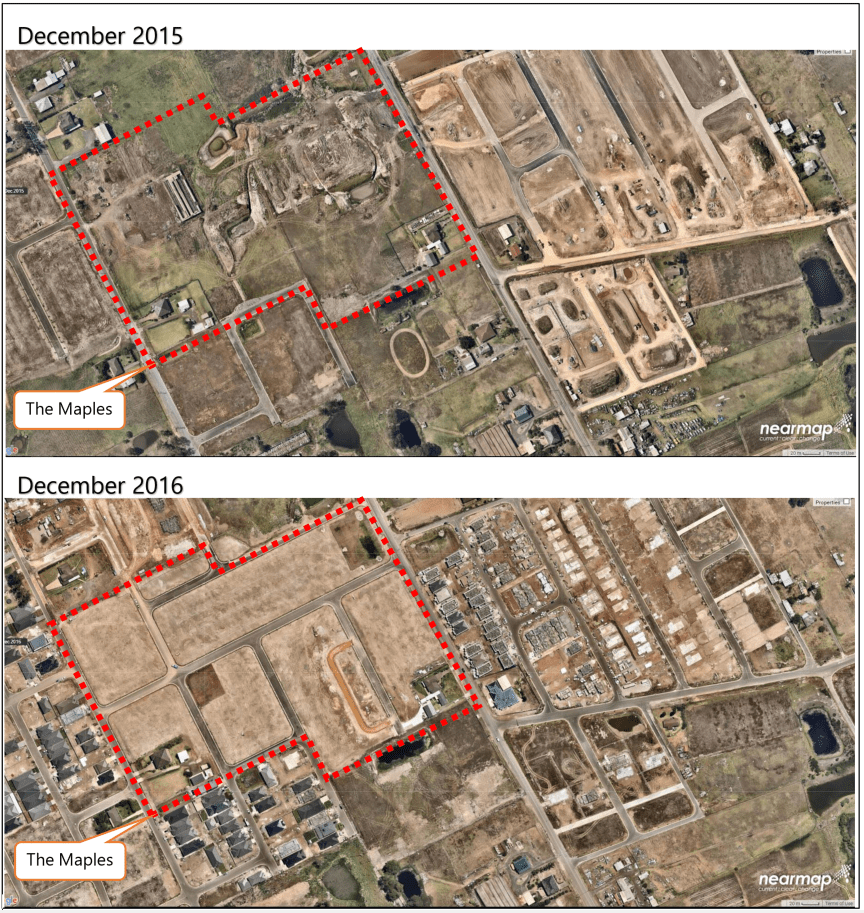 the maples schofields development